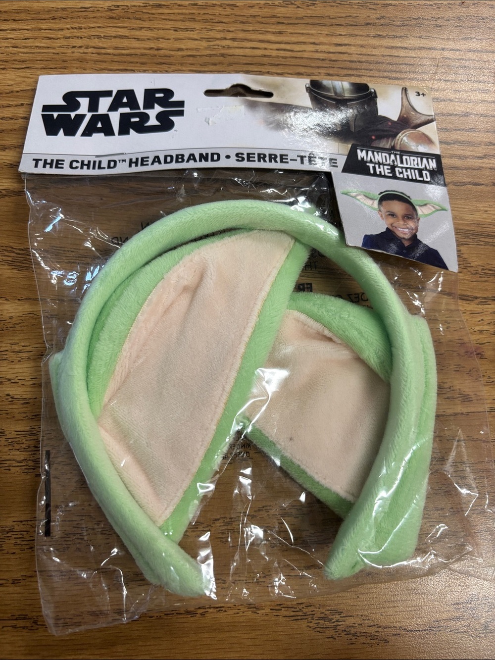 Star Wars Grogu Ear Headband - Light Green & Cream